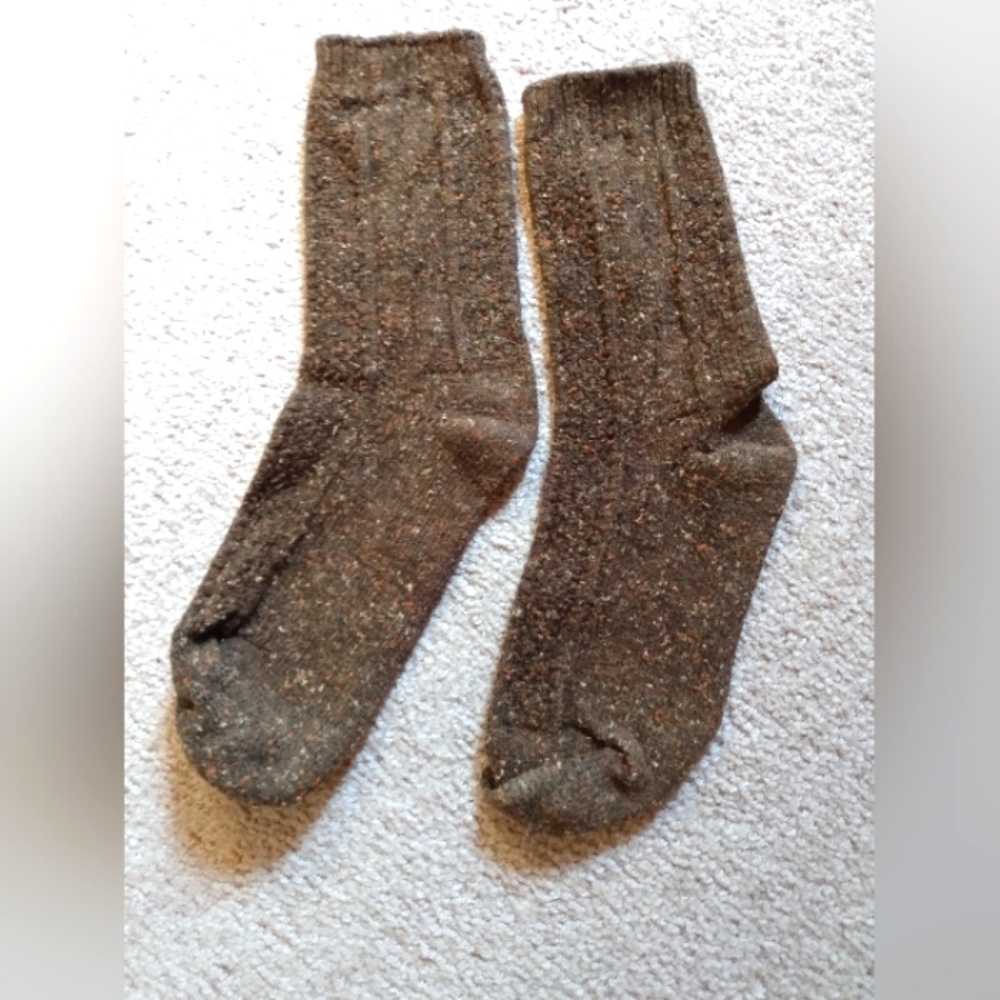 Warm knit socks